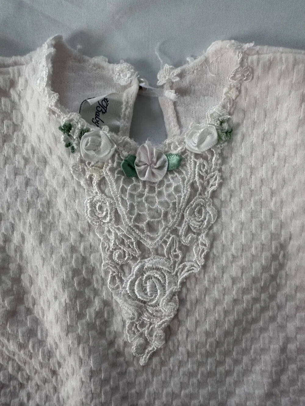 ✨ Vintage Baby Beau & Belle Lace Two-Piece Set ✨